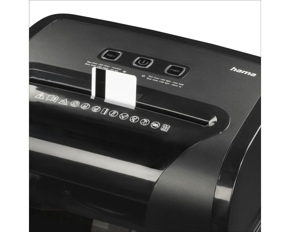 Шредер Hama "Premium M10+", ниво на сигурност P5 T5 E4, 50549 9