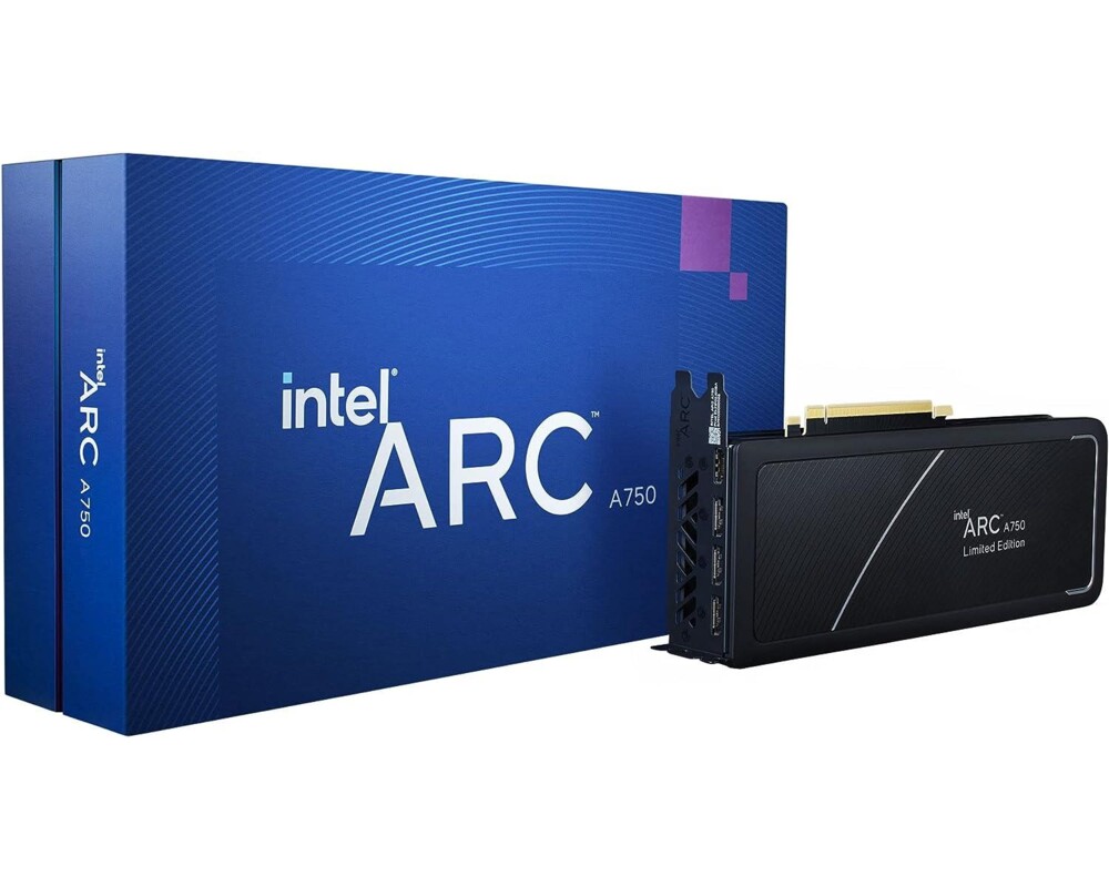 Видеокарта INTEL Arc A750 8GB PCI Express 4.0 Graphics Card 7