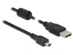 <span>Кабел</span> DeLock, USB-A мъжко - USB-B мъжко, USB 2.0, 2 м, Черен <span class='catalog-num-in-name'>DELOCK-84914</span> - 