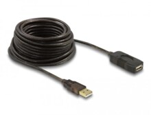  Удължителен кабел DeLock, USB-A мъжко - USB-A женско, USB 2.0, 10 м, Черен 671579 DELOCK-82446 на топ цена - PIC.bg
