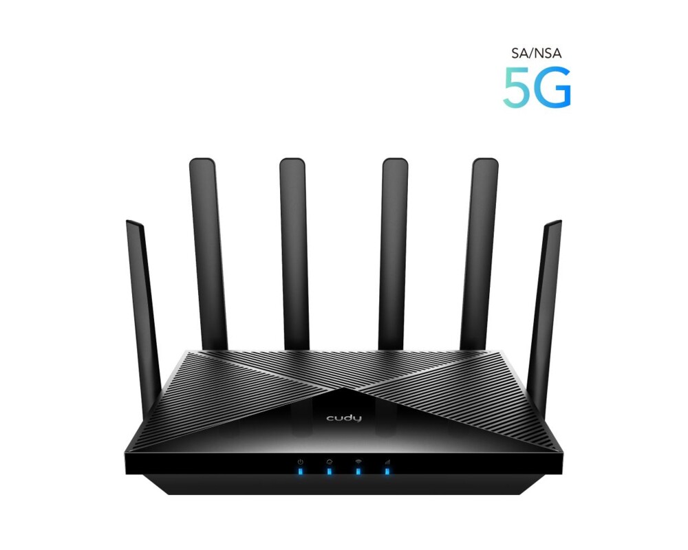 Рутер Cudy P5, 5G, AX3000, 2.4/5 GHz, 574 - 2402 Mbps, 10/100/1000 2
