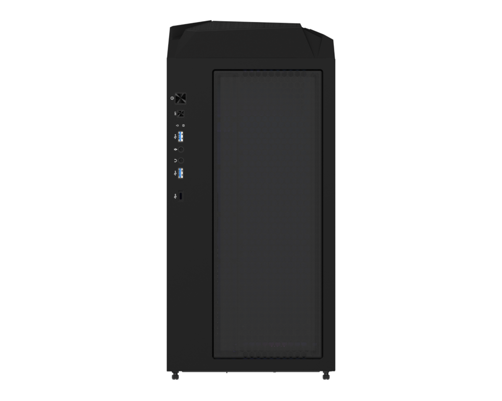 Кутия Gigabyte C301 Black, Tempered Glass, Mid-Tower, RGB Fusion 6