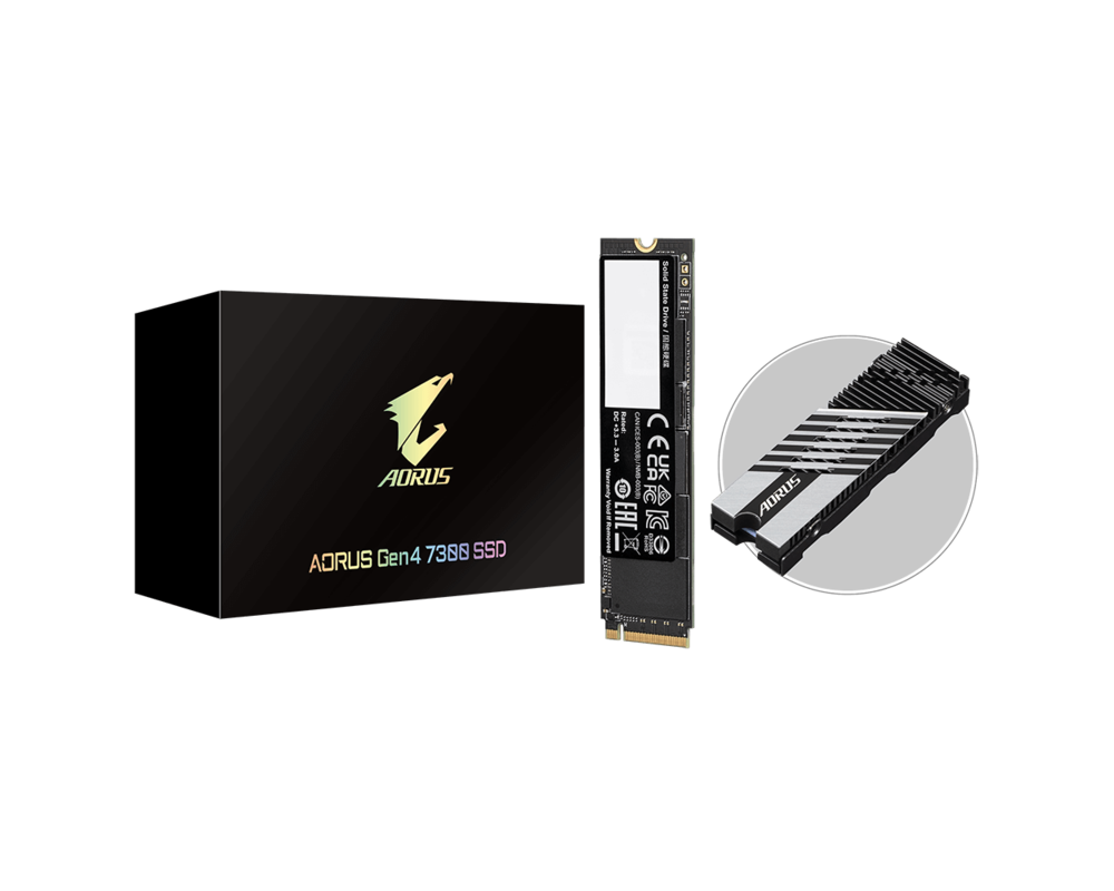 SSD 1TB Gigabyte AORUS Gen4 7300 M.2 2280 PCIe 4.0 SSD 4