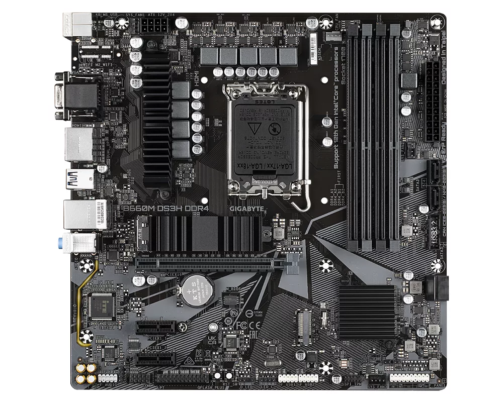 Дънна платка GIGABYTE B660M DS3H DDR4 LGA 1700 1xHDMI 2xDP 4xSATA3 6