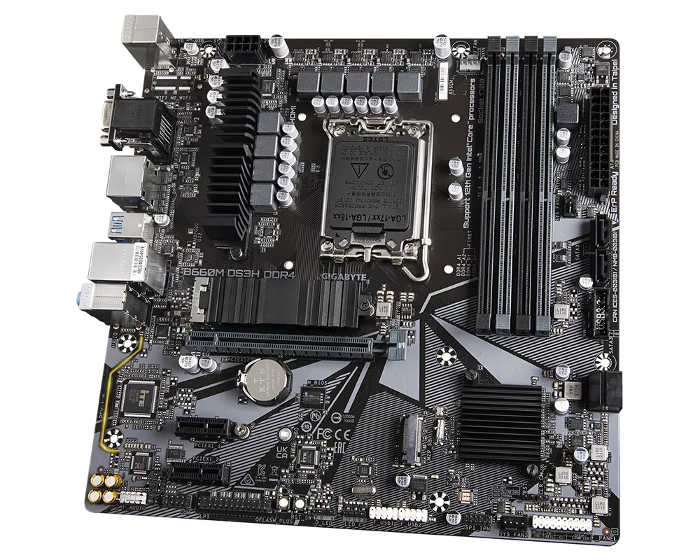 Дънна платка GIGABYTE B660M DS3H DDR4 LGA 1700 1xHDMI 2xDP 4xSATA3 8
