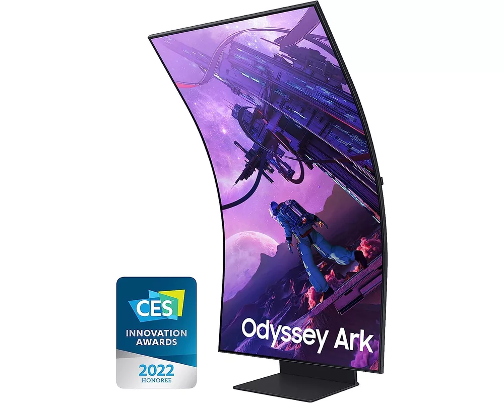 Монитор Samsung Odyssey Ark 55" Quantum Mini-LED Curved 1000R, 4K 3440x1440,165 Hz, 1ms GTG 3