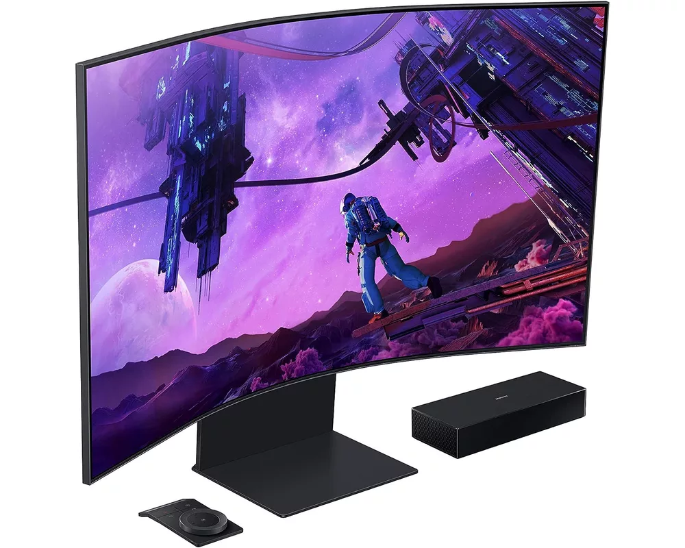 Монитор Samsung Odyssey Ark 55" Quantum Mini-LED Curved 1000R, 4K 3440x1440,165 Hz, 1ms GTG 4