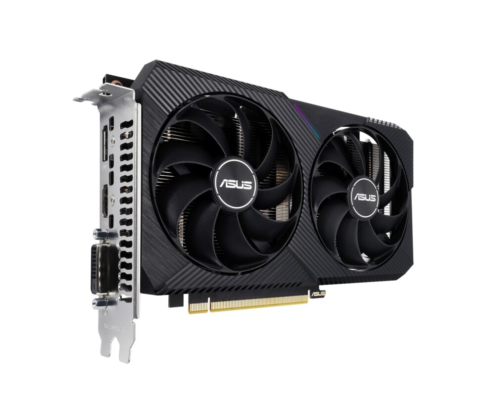 Видеокарта ASUS Dual NVIDIA GeForce RTX 3050 OC Edition Gaming Graphics Card PCIe 4.0 8GB GDDR6 memory HDMI 2.1 DisplayPort 1.4a 3