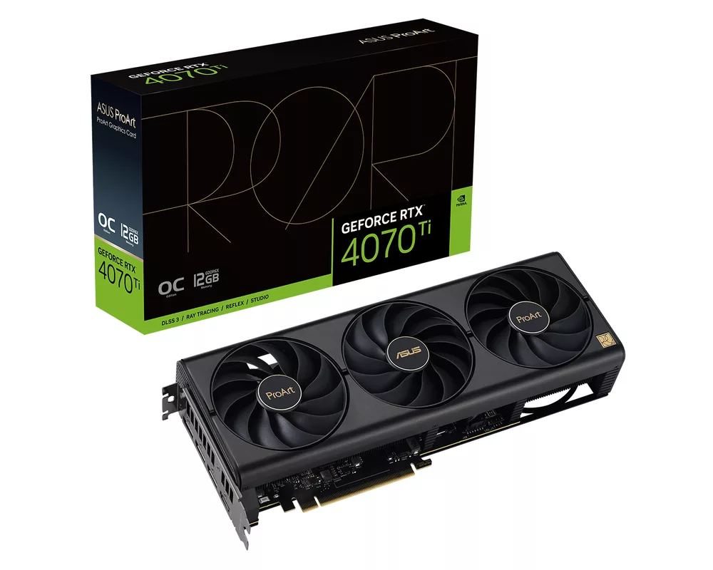 Видеокарта ASUS ProArt GeForce RTX 4070 Ti OC edition 12GB GDDR6X 10