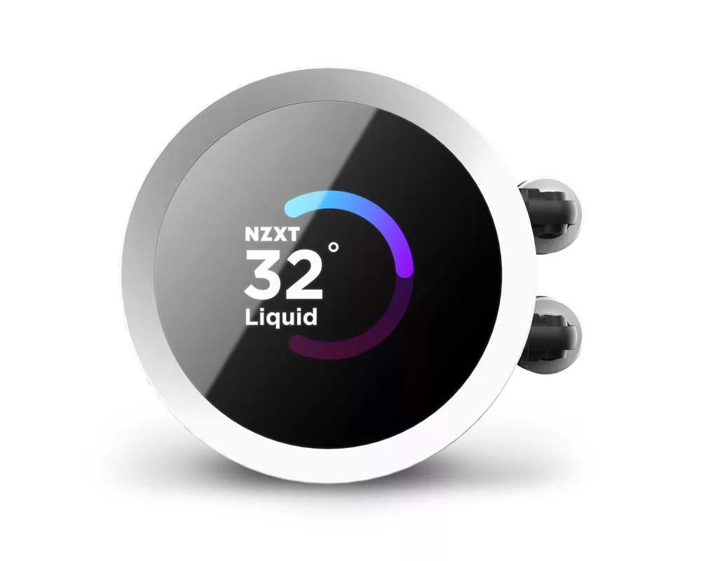 Охладител за процесор NZXT Kraken 240 RGB White, LCD Display 10