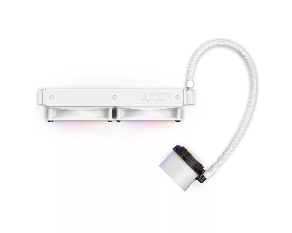 Охладител за процесор NZXT Kraken 240 RGB White, LCD Display 13