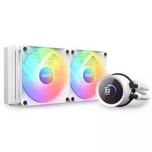  NZXT Kraken 240 RGB White, LCD Display 674967 RL-KR240-W1 на топ цена - PIC.bg