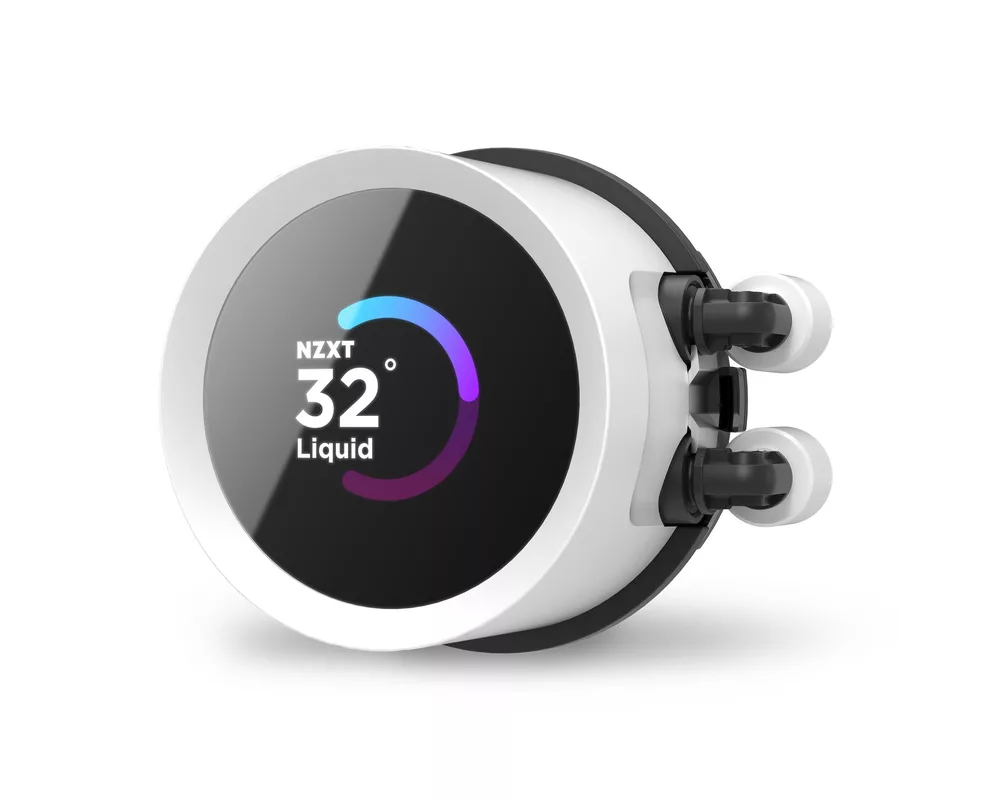 Охладител за процесор NZXT Kraken 280 RGB White, LCD Display 10