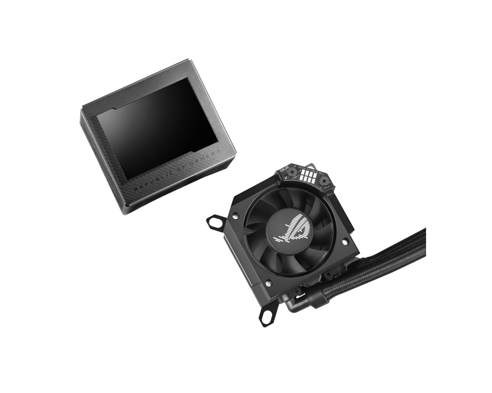 Охладител за процесор ASUS ROG RYUJIN III 360 ARGB, 3.5" Full Color LCD Display 4