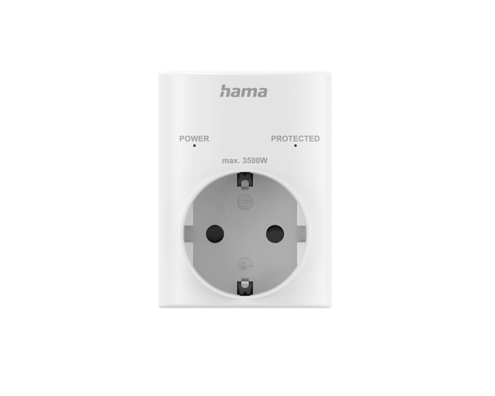 Разклонител Контакт с вградена защита от пренапрежение, HAMA-223321 2