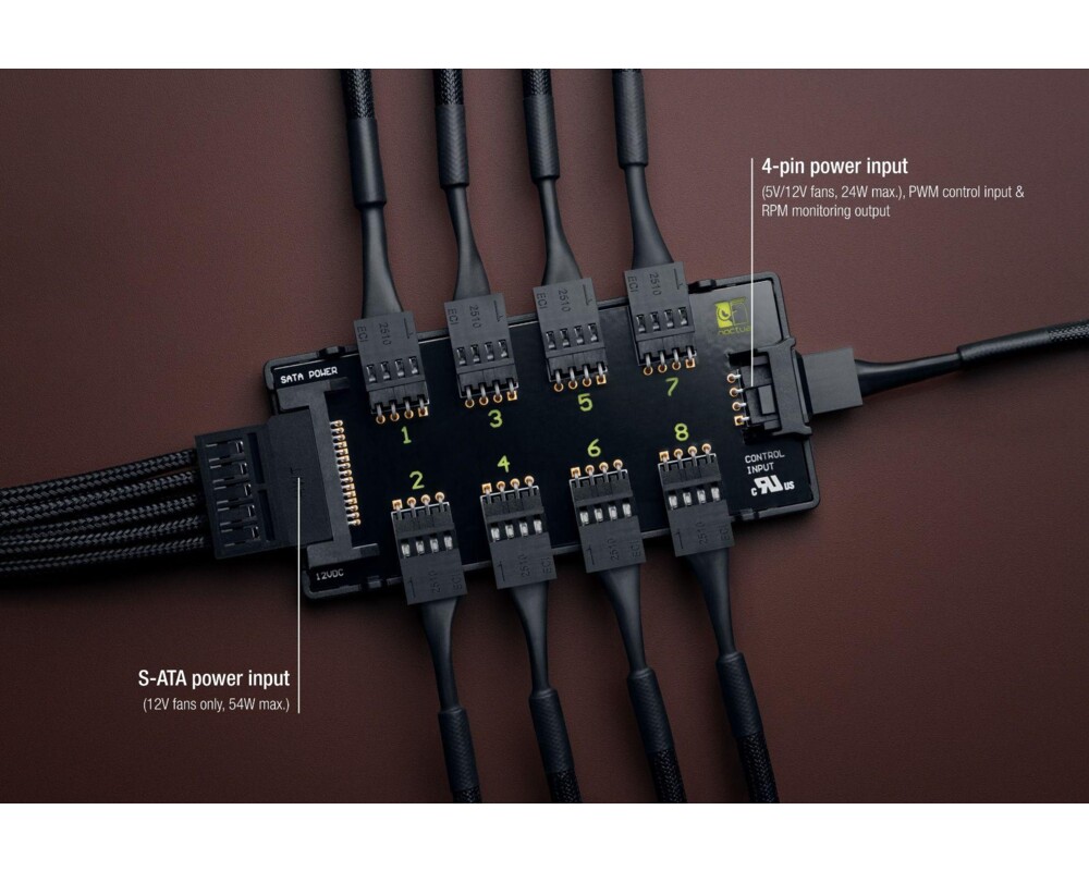 Контролер за 8 вентилатора Noctua NA-FH1 4