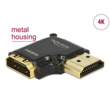  Delock 65661, HDMI-A женско с Ethernet - HDMI-A мъжко, 4K, 90°, Черен 677065 DELOCK-65661 на топ цена - PIC.bg