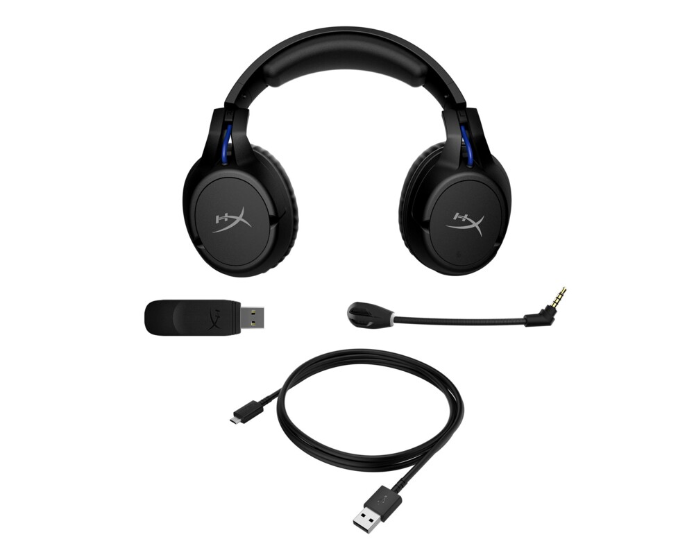 Слушалки Геймърски слушалки HyperX Cloud Flight Playstation, Безжични, Черен 6