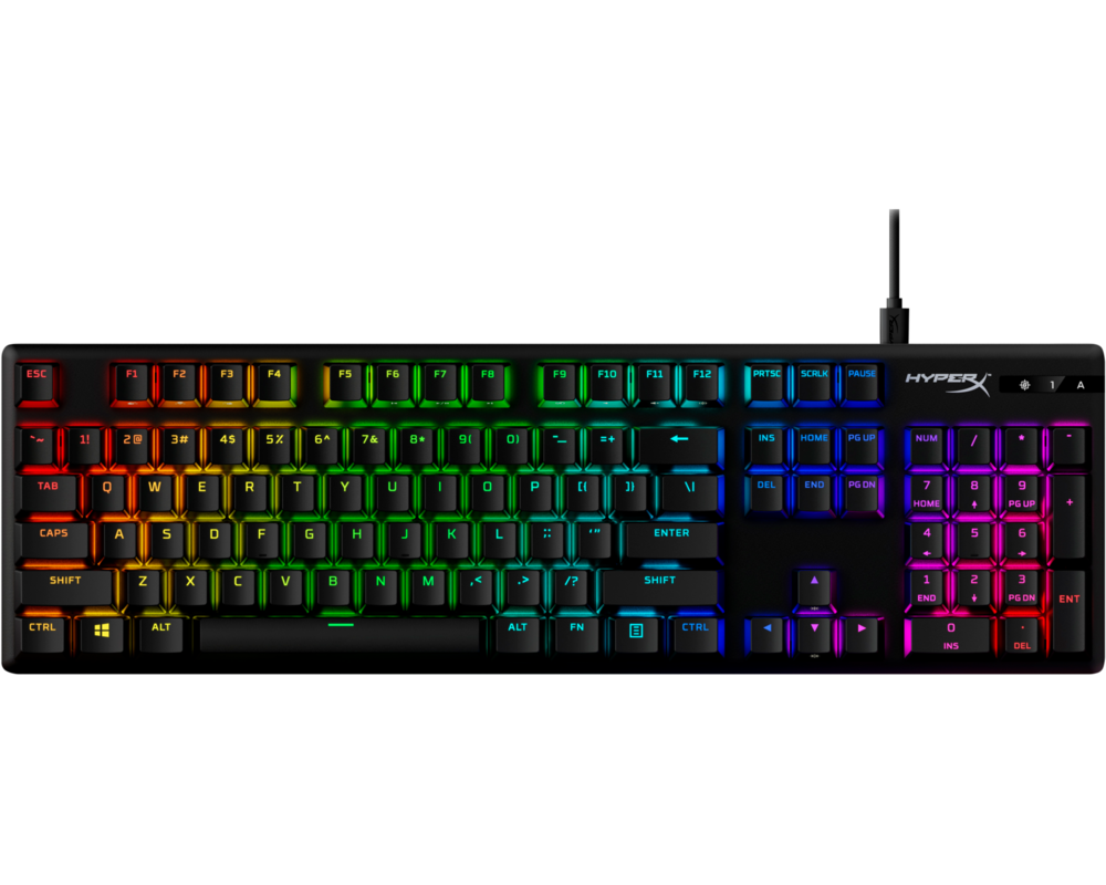 Клавиатура HP HyperX Alloy Origins Mechanical Gaming Keyboard PBT RGB lighting 2