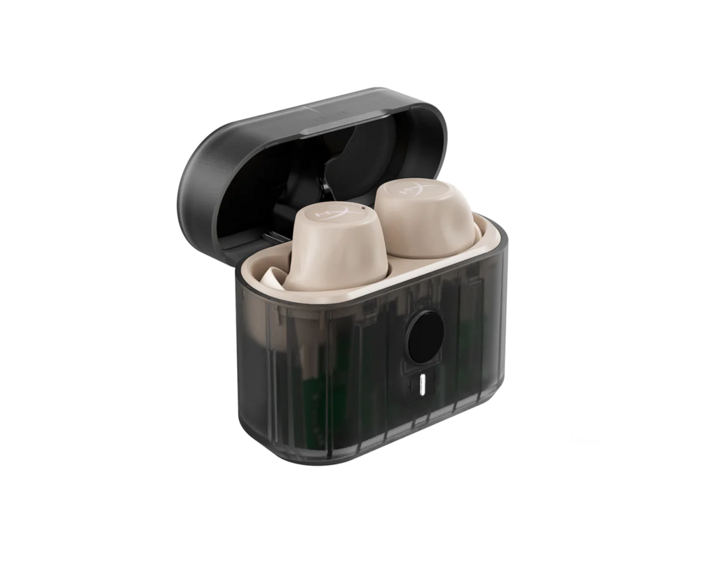 Слушалки Блутут слушалки тапи с микрофон HyperX Cirro Buds Pro - Tan 3