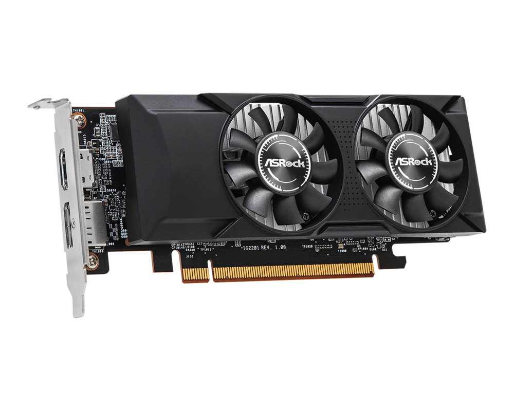 Видеокарта ASRock Intel ARC A380 Low Profile 6GB GDDR6 2