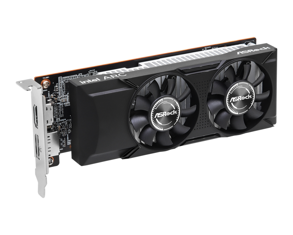 Видеокарта ASRock Intel ARC A380 Low Profile 6GB GDDR6 3