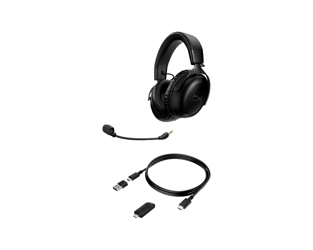 Слушалки HP HyperX Cloud III Wireless Gamer Headset Black 4