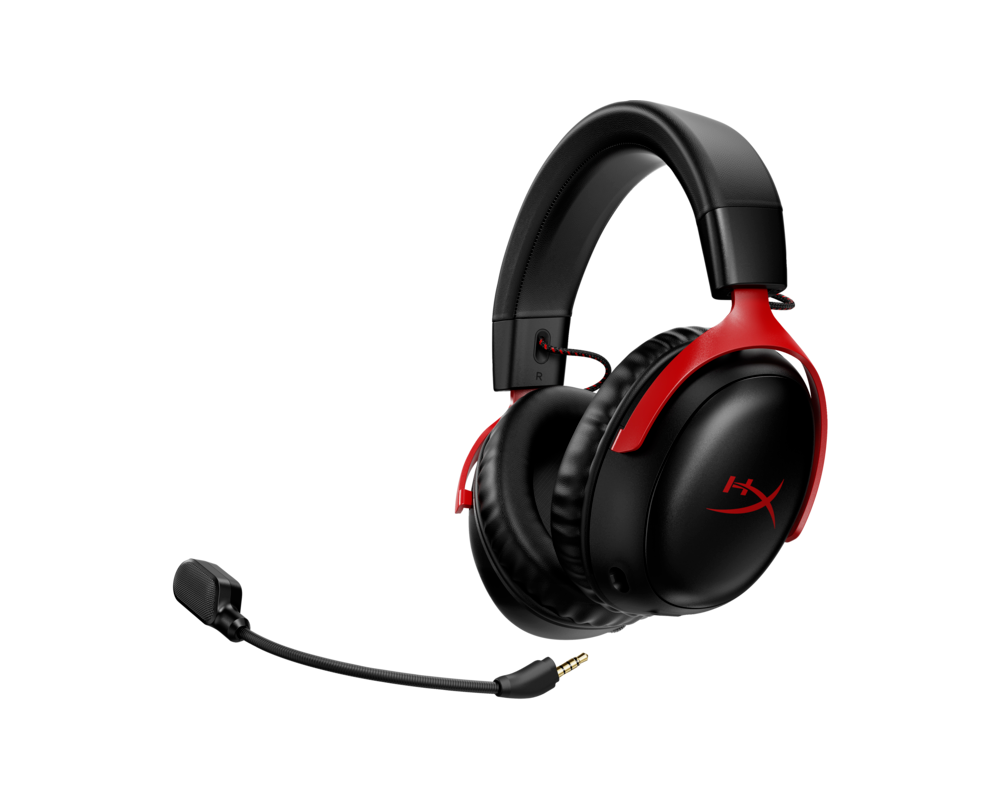 Слушалки Геймърски слушалки HyperX, Cloud III, Безжични, Микрофон, Черно/Червено 2