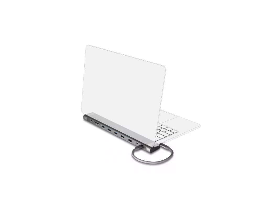 Докинг станция Докинг станция Delock Type-C, 4K - HDMI, USB 3.2 Gen 1, LAN, SD, PD 3.0 4