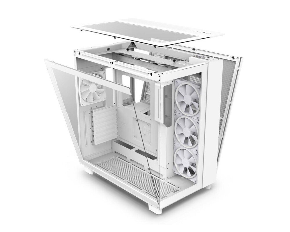 Кутия NZXT H9 Elite Matte White 6