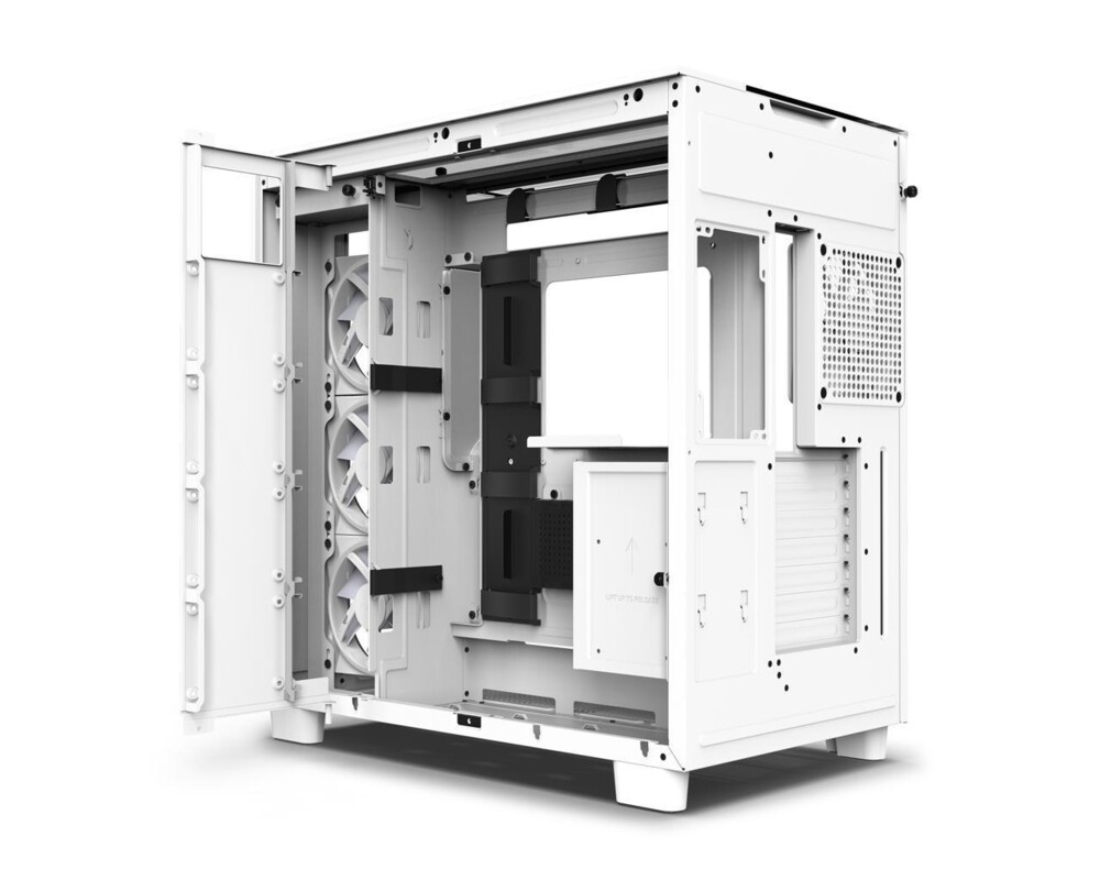 Кутия NZXT H9 Elite Matte White 11