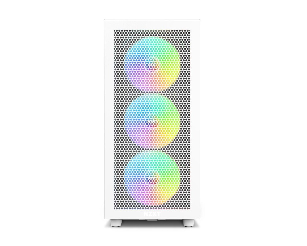 Кутия NZXT H7 Flow RGB Matte White Mid-Tower 2