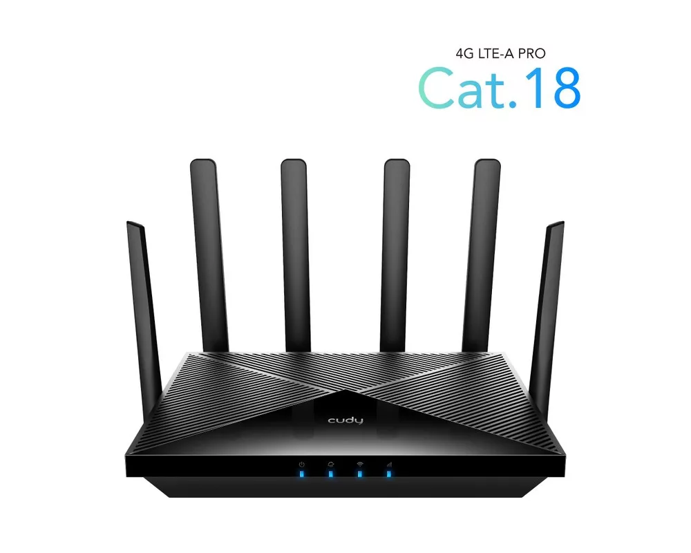 Рутер Cudy LT18, AX1800, 4G, LTE CAT 18, 2.4/5 GHz, 574 - 1201 Mbps 3