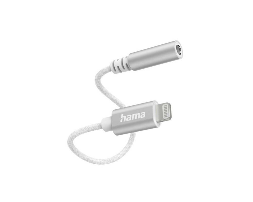 Адаптери HAMA, Lightning мъжко - 3.5 mm аудио жак, 201523