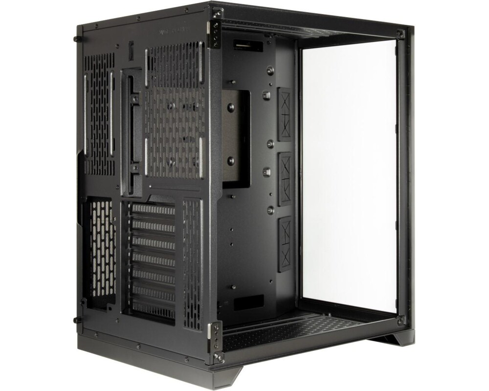 Кутия InterTech C-702 DIORAMA, ATX, μATX, ITX, Стъклен панел, Чернa 7