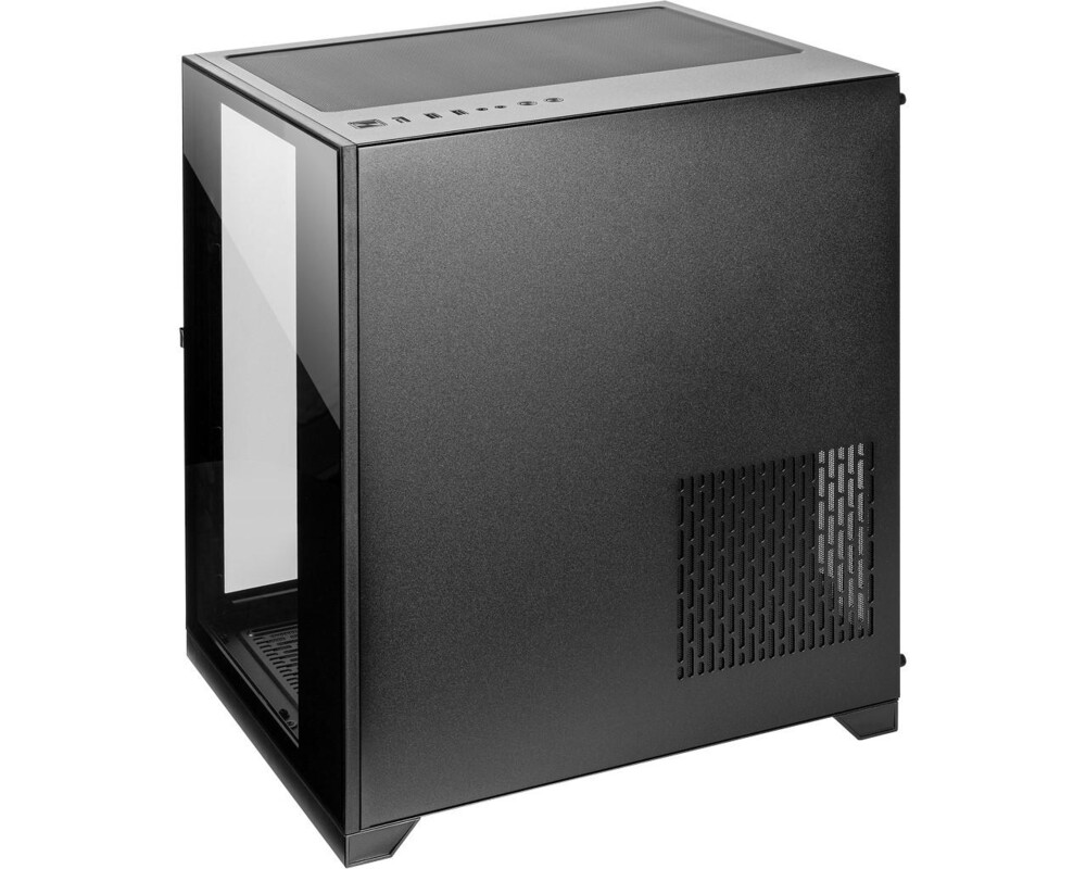 Кутия InterTech C-702 DIORAMA, ATX, μATX, ITX, Стъклен панел, Чернa 2