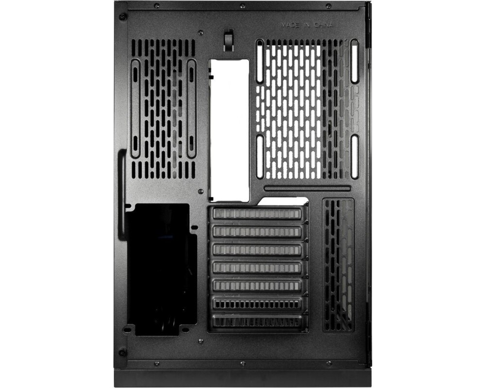 Кутия InterTech C-702 DIORAMA, ATX, μATX, ITX, Стъклен панел, Чернa 3