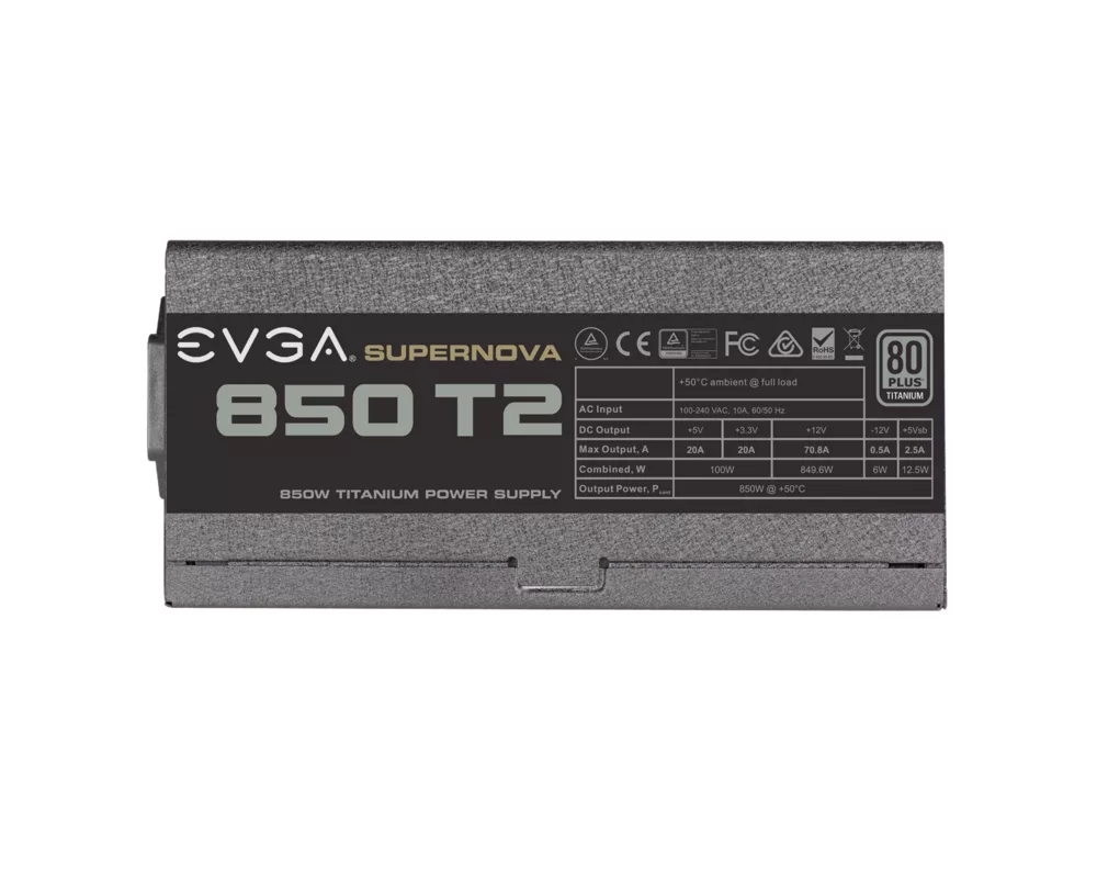Захранване EVGA SuperNova 850 T2 850W 80+ Titanium, Fully Modular 4