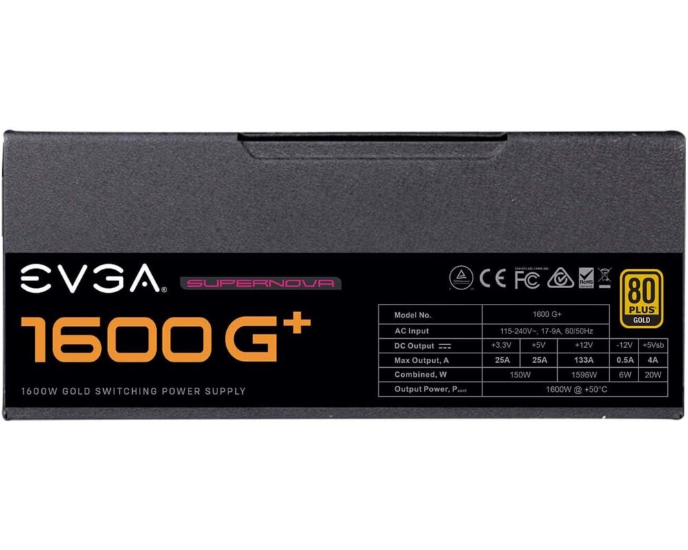 Захранване EVGA SuperNOVA 1600 G+ 4