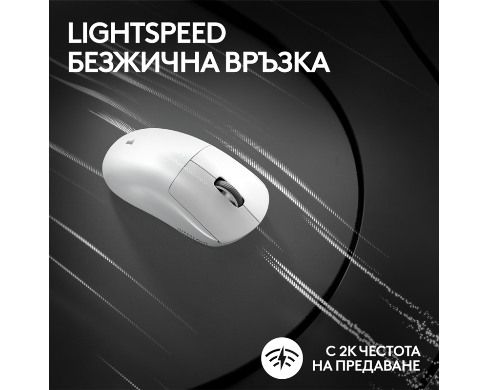 Мишка Logitech G Pro X Superlight 2 Wireless Бяла 8