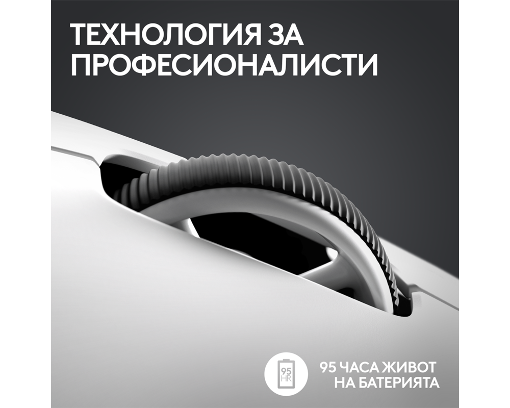 Мишка Logitech G Pro X Superlight 2 Wireless Бяла 9