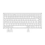 Клавиатура Геймърска механична клавиатура Keychron K2 Pro HS Red Switch, White Backlight Plastic Frame 2