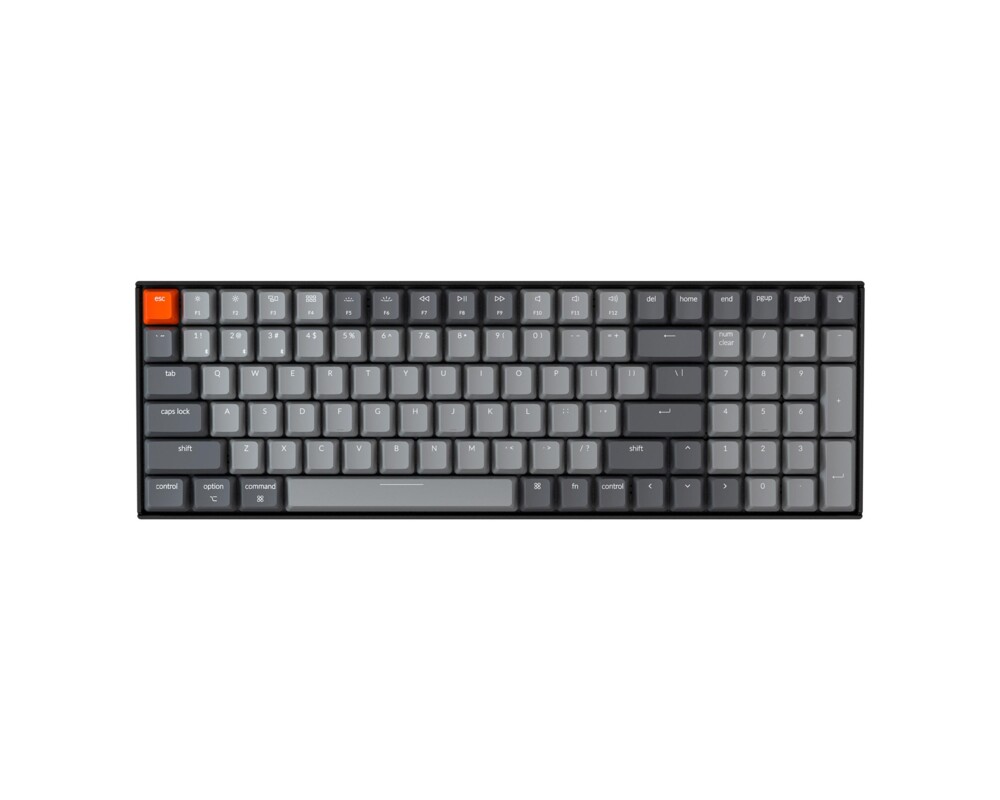Клавиатура Геймърска Механична клавиатура Keychron K4 Full-Size Gateron Brown Switch RGB 2