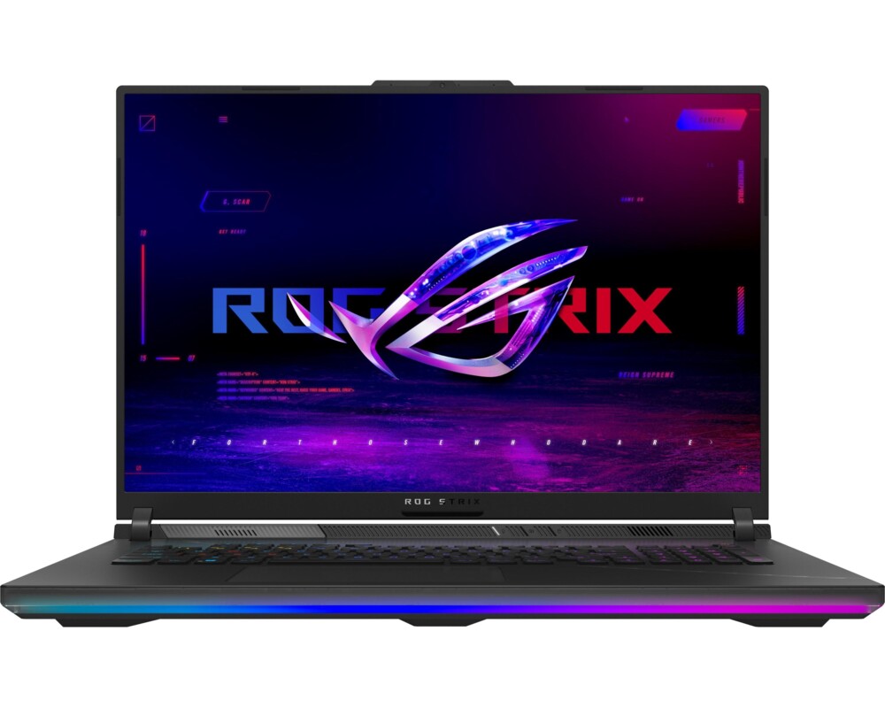 Лаптоп Asus ROG Strix SCAR 18 G834JY-N6005X, 18" IPS QHD+ (2560x1200), Intel Core i9-13980HX, 32GB DDR5, 2 x 1TB NVMe SSD, NVIDIA GeForce RTX 4090 GDDR6 16GB, Win 11 Pro 2