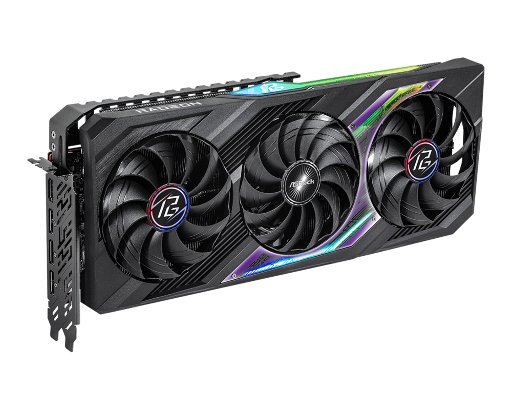 Видеокарта ASRock Radeon RX 7800 XT Phantom Gaming OC 16GB GDDR6 8