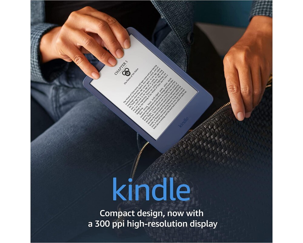 Електронна книга eBook Kindle Touch 6", 16GB, 2022, 11 генерация, Деним 3