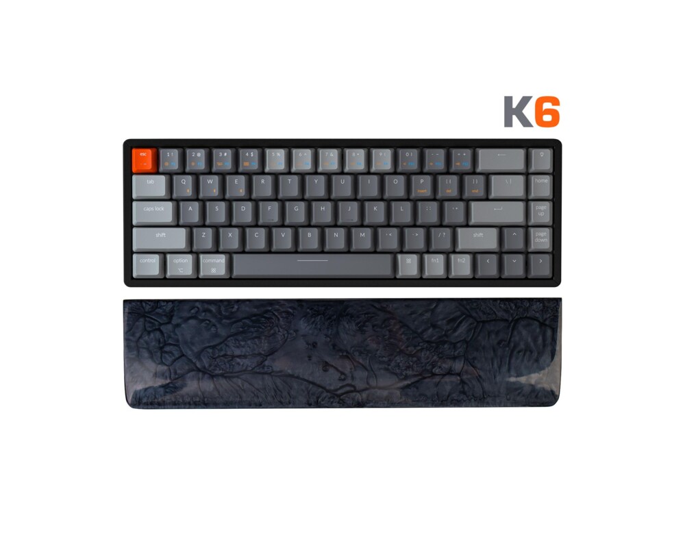 Геймърски аксесоари Поставка за китки Keychron K2 и K6 - Resin Palm Rest 4