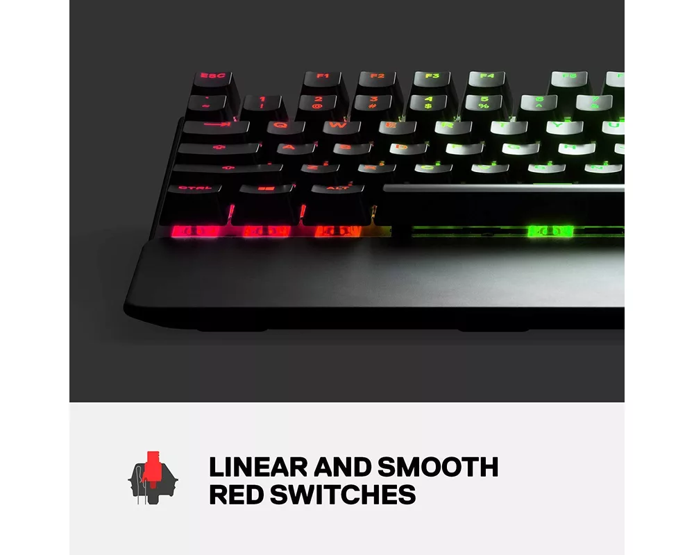 Клавиатура Механична Геймърскa клавиатура Steelseries Apex 7 TKL Red Switch 6