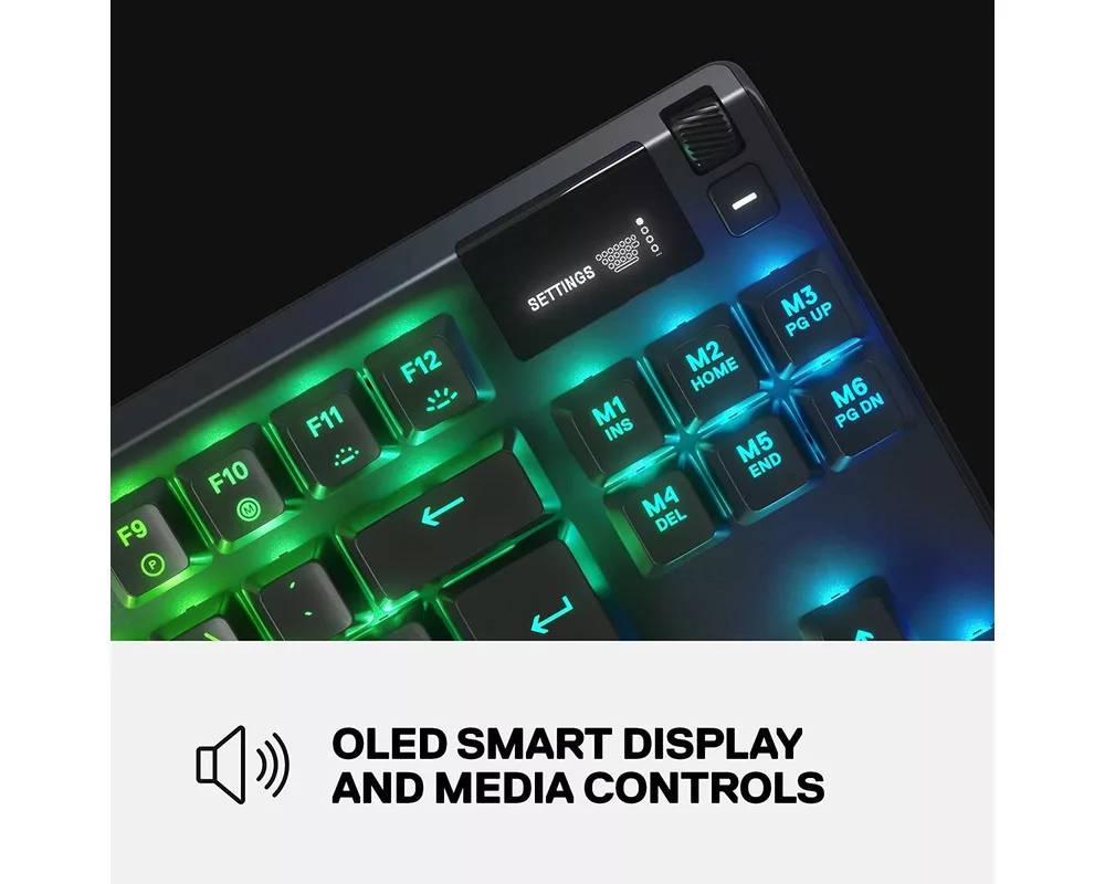 Клавиатура Механична Геймърскa клавиатура Steelseries Apex 7 TKL Red Switch 8