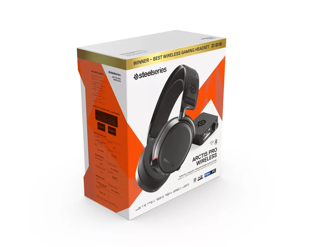 Слушалки Геймърски слушалки SteelSeries Arctis Pro Wireless 10